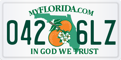 FL license plate 0426LZ
