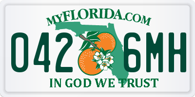 FL license plate 0426MH