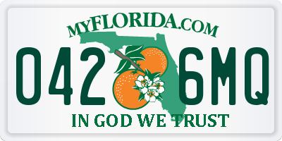 FL license plate 0426MQ