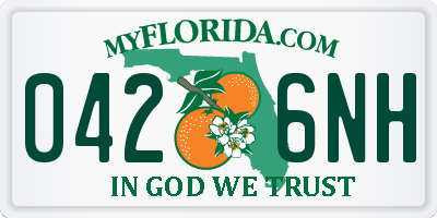 FL license plate 0426NH