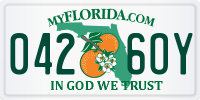 FL license plate 0426OY