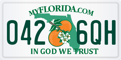 FL license plate 0426QH