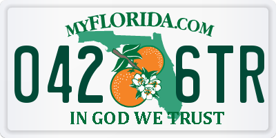 FL license plate 0426TR