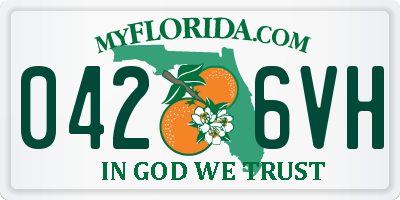 FL license plate 0426VH