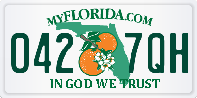 FL license plate 0427QH