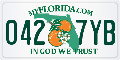 FL license plate 0427YB