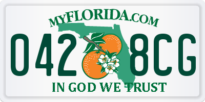 FL license plate 0428CG