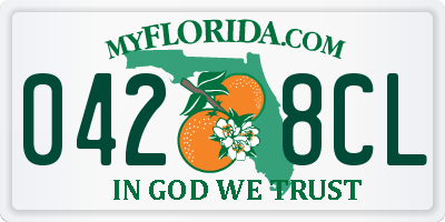 FL license plate 0428CL