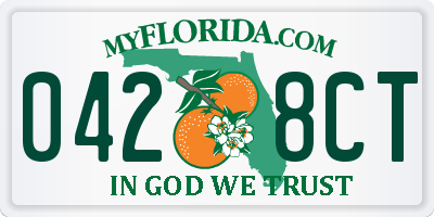FL license plate 0428CT