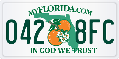 FL license plate 0428FC