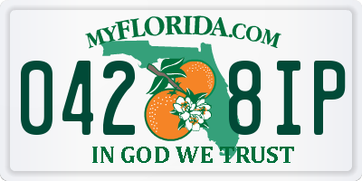 FL license plate 0428IP