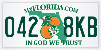 FL license plate 0428KB