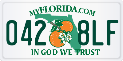 FL license plate 0428LF