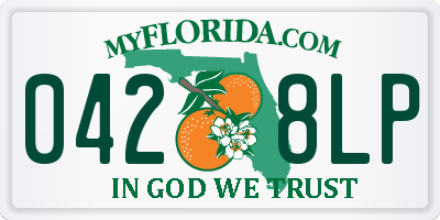 FL license plate 0428LP