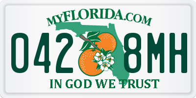 FL license plate 0428MH