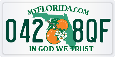 FL license plate 0428QF