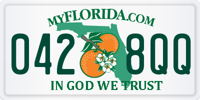 FL license plate 0428QQ
