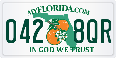 FL license plate 0428QR