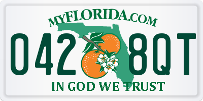 FL license plate 0428QT