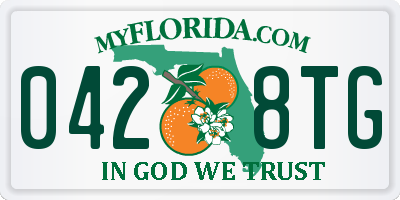 FL license plate 0428TG