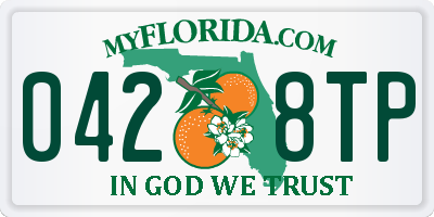 FL license plate 0428TP