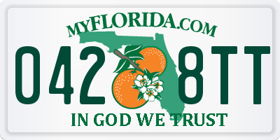 FL license plate 0428TT