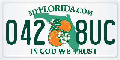 FL license plate 0428UC