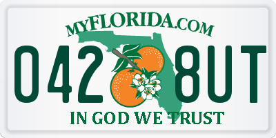 FL license plate 0428UT
