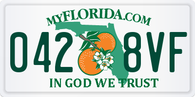 FL license plate 0428VF