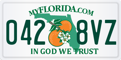 FL license plate 0428VZ