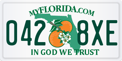 FL license plate 0428XE