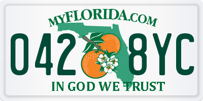 FL license plate 0428YC