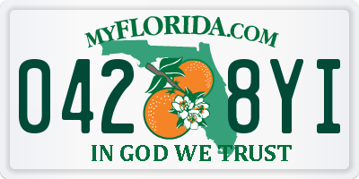 FL license plate 0428YI