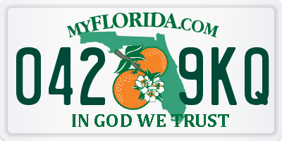 FL license plate 0429KQ