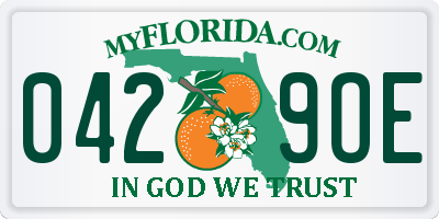 FL license plate 0429OE