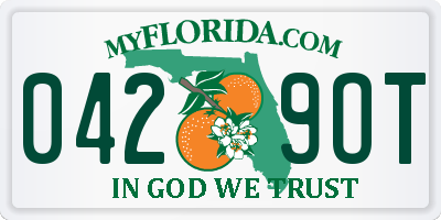 FL license plate 0429OT
