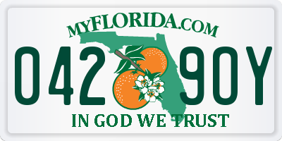 FL license plate 0429OY