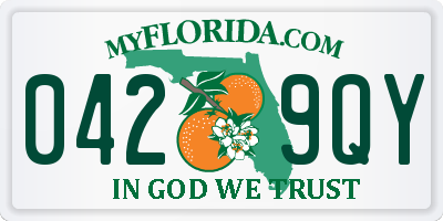 FL license plate 0429QY