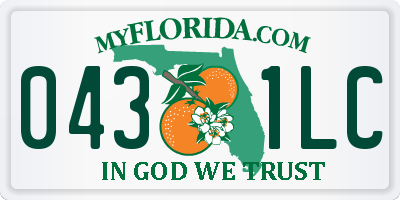 FL license plate 0431LC