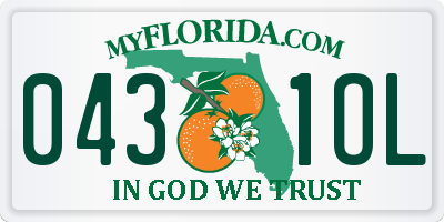 FL license plate 0431OL