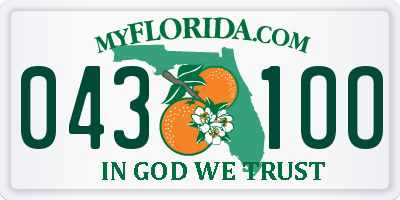 FL license plate 0431OO