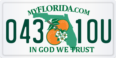 FL license plate 0431OU