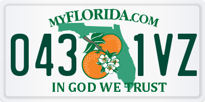 FL license plate 0431VZ