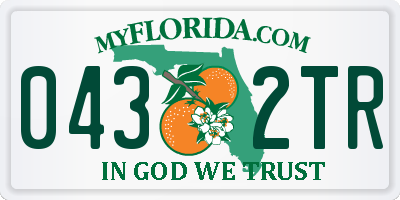 FL license plate 0432TR