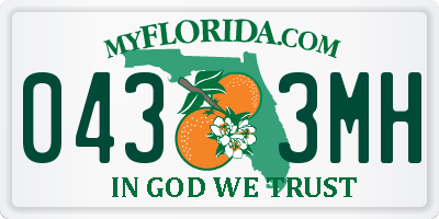 FL license plate 0433MH