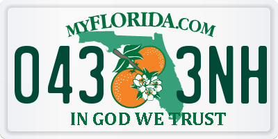 FL license plate 0433NH