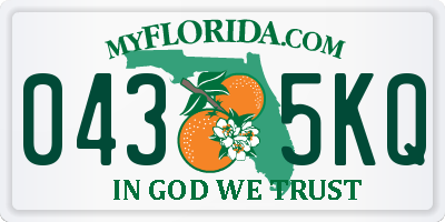 FL license plate 0435KQ