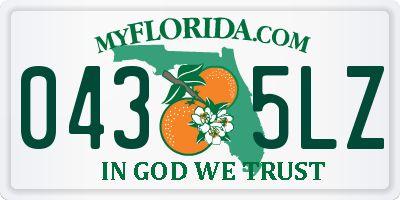 FL license plate 0435LZ