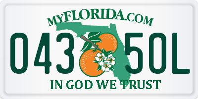 FL license plate 0435OL