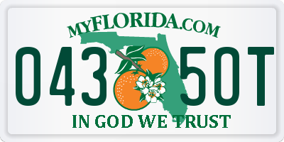 FL license plate 0435OT